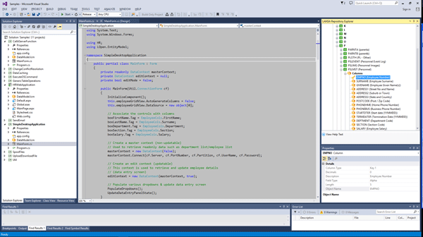 Microsoft Visual Studioで作業する開発者は、.NETアプリケーションの中でIBM i のオブジェクトを使うことができます。